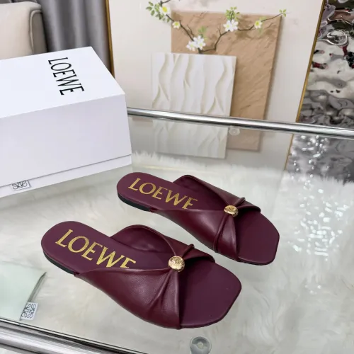 Replica LOEWE Slippers For Women #1472949 $80.00 USD for Wholesale