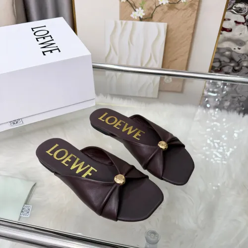 Replica LOEWE Slippers For Women #1472950 $80.00 USD for Wholesale