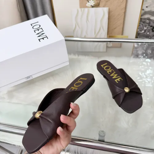 Replica LOEWE Slippers For Women #1472950 $80.00 USD for Wholesale