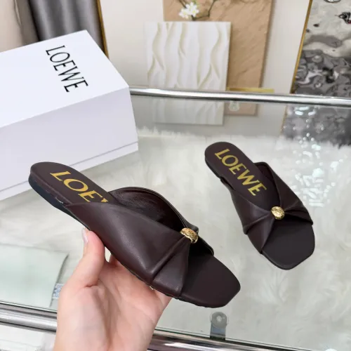 Replica LOEWE Slippers For Women #1472950 $80.00 USD for Wholesale