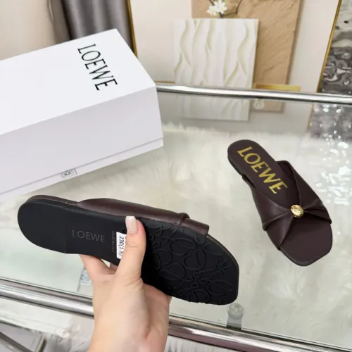 Replica LOEWE Slippers For Women #1472950 $80.00 USD for Wholesale