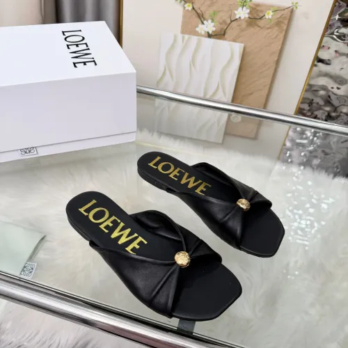 Replica LOEWE Slippers For Women #1472951 $80.00 USD for Wholesale