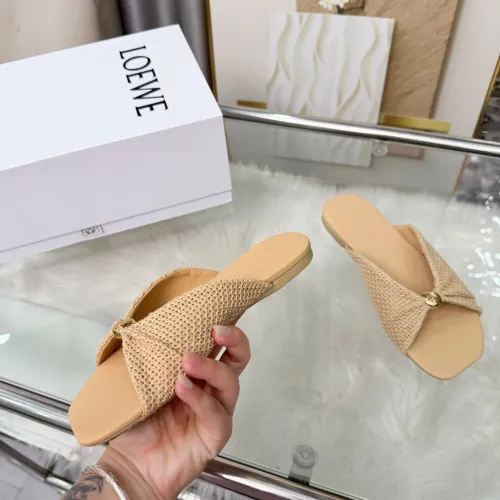 Replica LOEWE Slippers For Women #1472952 $80.00 USD for Wholesale
