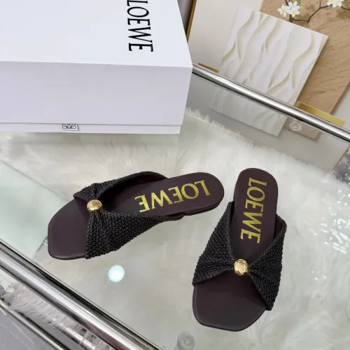 Replica LOEWE Slippers For Women #1472953 $80.00 USD for Wholesale