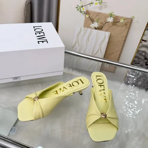 Replica LOEWE Slippers For Women #1472955 $82.00 USD for Wholesale