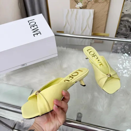 Replica LOEWE Slippers For Women #1472955 $82.00 USD for Wholesale