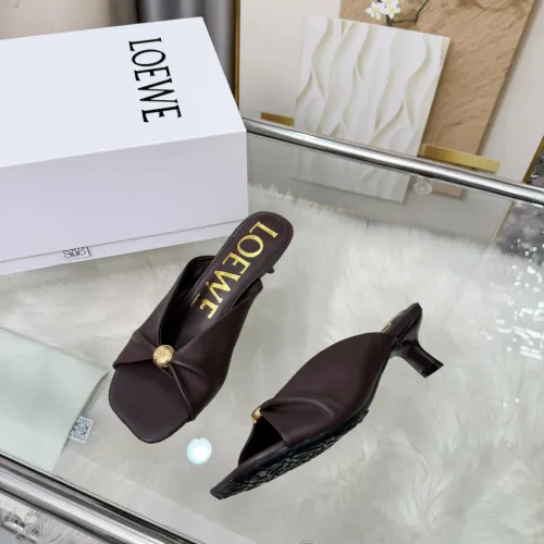 Replica LOEWE Slippers For Women #1472956 $82.00 USD for Wholesale