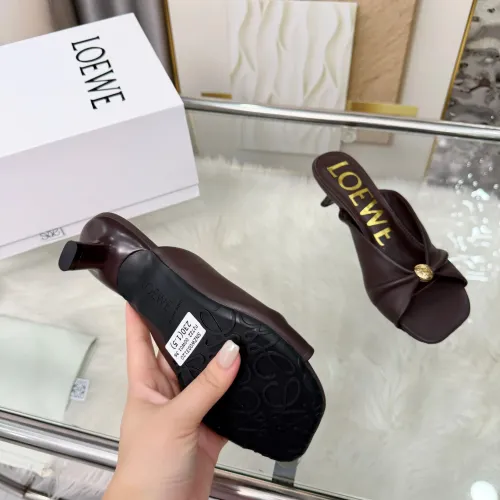 Replica LOEWE Slippers For Women #1472956 $82.00 USD for Wholesale