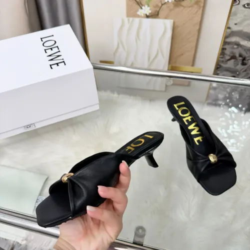 Replica LOEWE Slippers For Women #1472957 $82.00 USD for Wholesale