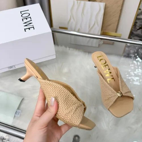 Replica LOEWE Slippers For Women #1472958 $82.00 USD for Wholesale