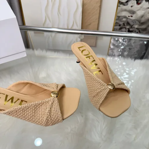 Replica LOEWE Slippers For Women #1472958 $82.00 USD for Wholesale