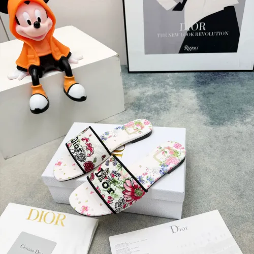 Wholesale Christian Dior Slippers For Women #1472961 $80.00 USD, Wholesale Quality Replica Christian Dior Slippers
