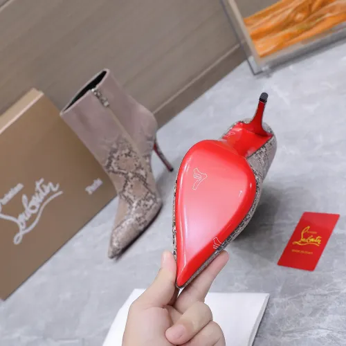 Replica Christian Louboutin Boots For Women #1472984 $150.00 USD for Wholesale