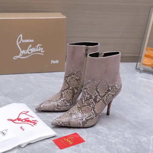 Replica Christian Louboutin Boots For Women #1472984 $150.00 USD for Wholesale