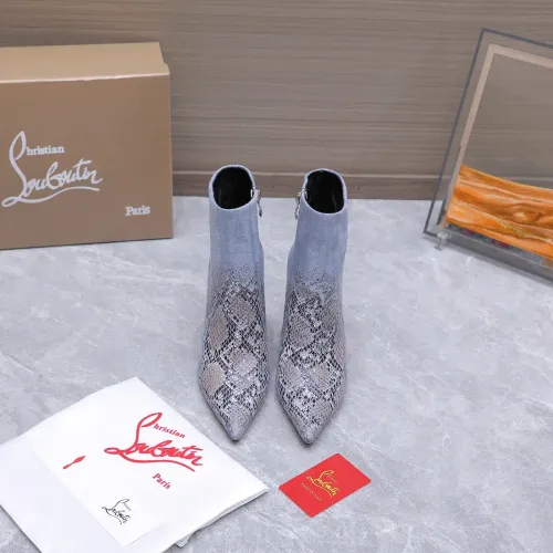 Replica Christian Louboutin Boots For Women #1472985 $150.00 USD for Wholesale