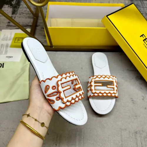 Replica Fendi Slippers For Women #1473002 $88.00 USD for Wholesale