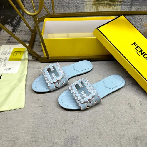 Wholesale Fendi Slippers For Women #1473003 $88.00 USD, Wholesale Quality Replica Fendi Slippers
