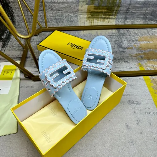 Replica Fendi Slippers For Women #1473003 $88.00 USD for Wholesale
