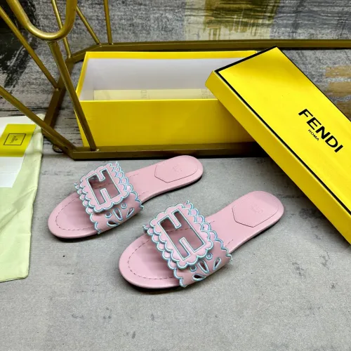 Wholesale Fendi Slippers For Women #1473004 $88.00 USD, Wholesale Quality Replica Fendi Slippers