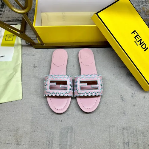 Replica Fendi Slippers For Women #1473004 $88.00 USD for Wholesale