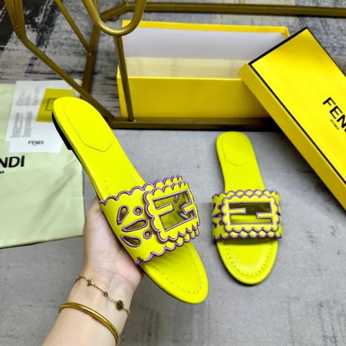 Replica Fendi Slippers For Women #1473005 $88.00 USD for Wholesale