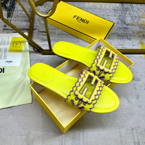 Replica Fendi Slippers For Women #1473005 $88.00 USD for Wholesale