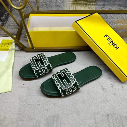 Wholesale Fendi Slippers For Women #1473006 $88.00 USD, Wholesale Quality Replica Fendi Slippers