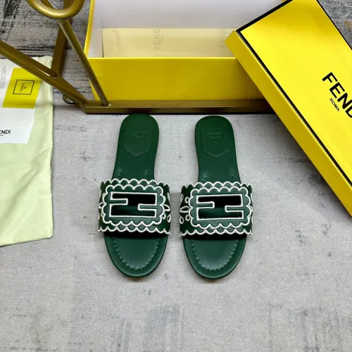 Replica Fendi Slippers For Women #1473006 $88.00 USD for Wholesale