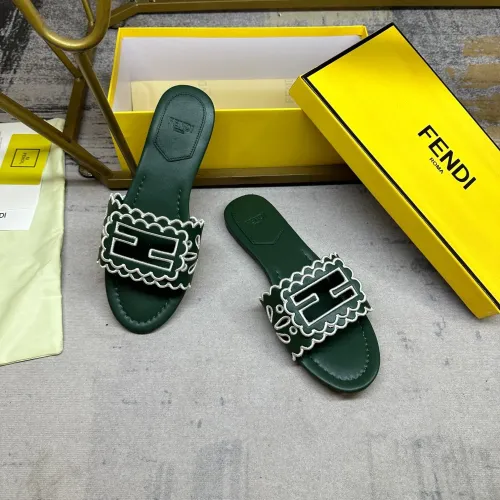 Replica Fendi Slippers For Women #1473006 $88.00 USD for Wholesale