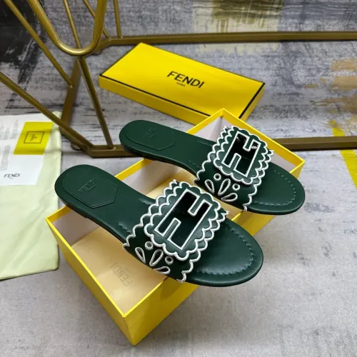 Replica Fendi Slippers For Women #1473006 $88.00 USD for Wholesale