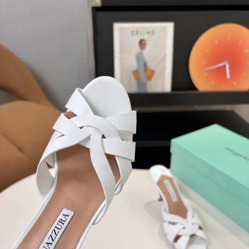 Replica AQUAZZURA Slippers For Women #1473025 $88.00 USD for Wholesale