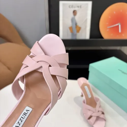 Replica AQUAZZURA Slippers For Women #1473026 $88.00 USD for Wholesale