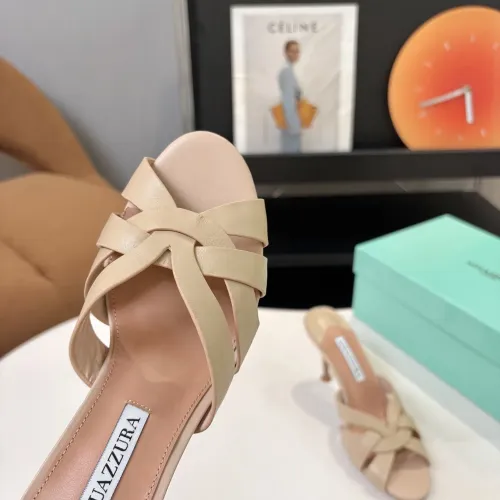 Replica AQUAZZURA Slippers For Women #1473027 $88.00 USD for Wholesale
