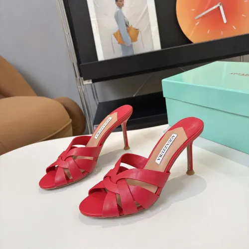 Wholesale AQUAZZURA Slippers For Women #1473029 $88.00 USD, Wholesale Quality Replica AQUAZZURA Slippers