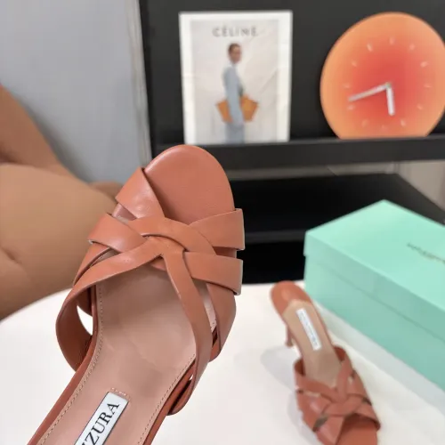 Replica AQUAZZURA Slippers For Women #1473030 $88.00 USD for Wholesale