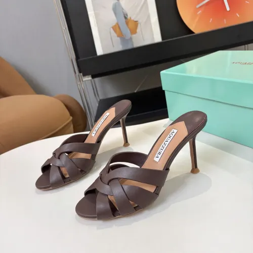 Wholesale AQUAZZURA Slippers For Women #1473031 $88.00 USD, Wholesale Quality Replica AQUAZZURA Slippers