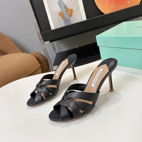 Wholesale AQUAZZURA Slippers For Women #1473032 $88.00 USD, Wholesale Quality Replica AQUAZZURA Slippers