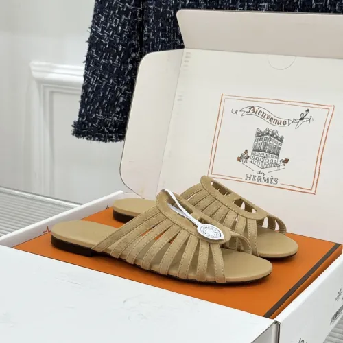 Replica Hermes Slippers For Women #1473045 $128.00 USD for Wholesale