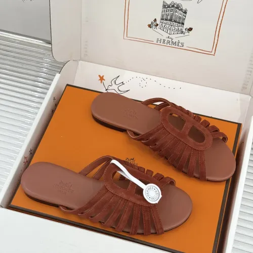 Replica Hermes Slippers For Women #1473046 $128.00 USD for Wholesale