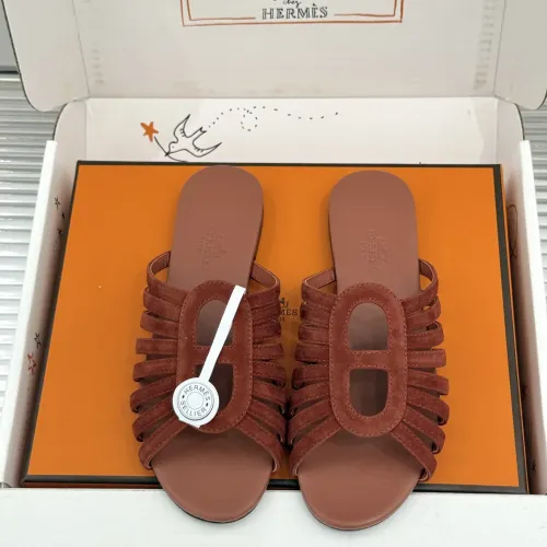 Replica Hermes Slippers For Women #1473046 $128.00 USD for Wholesale