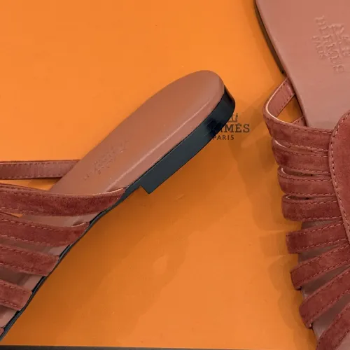 Replica Hermes Slippers For Women #1473046 $128.00 USD for Wholesale