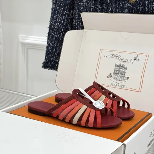 Replica Hermes Slippers For Women #1473048 $128.00 USD for Wholesale