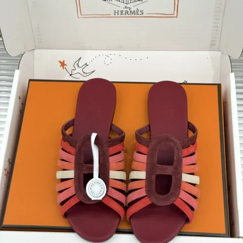 Replica Hermes Slippers For Women #1473048 $128.00 USD for Wholesale