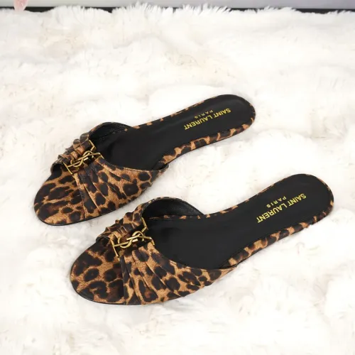 Wholesale Yves Saint Laurent YSL Slippers For Women #1473080 $85.00 USD, Wholesale Quality Replica Yves Saint Laurent YSL Slippers