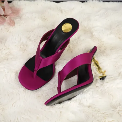 Wholesale Yves Saint Laurent YSL Slippers For Women #1473108 $100.00 USD, Wholesale Quality Replica Yves Saint Laurent YSL Slippers