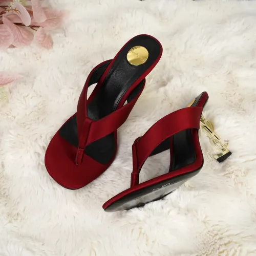 Wholesale Yves Saint Laurent YSL Slippers For Women #1473109 $100.00 USD, Wholesale Quality Replica Yves Saint Laurent YSL Slippers