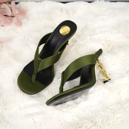 Wholesale Yves Saint Laurent YSL Slippers For Women #1473110 $100.00 USD, Wholesale Quality Replica Yves Saint Laurent YSL Slippers