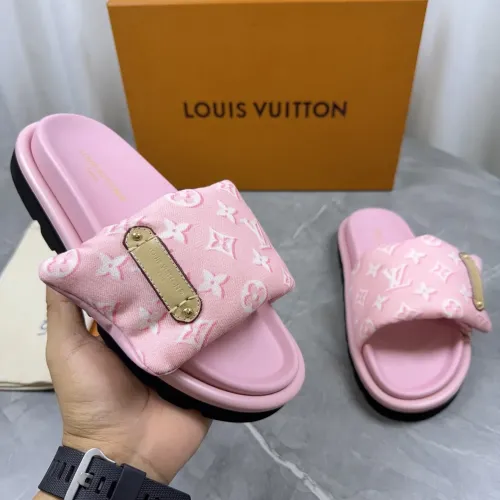 Wholesale Louis Vuitton Slippers For Women #1473116 $72.00 USD, Wholesale Quality Replica Louis Vuitton Slippers