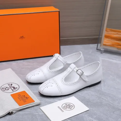 Wholesale Hermes Flat Shoes For Women #1473194 $112.00 USD, Wholesale Quality Replica Hermes Flat Shoes