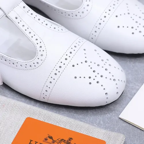 Replica Hermes Flat Shoes For Women #1473194 $112.00 USD for Wholesale